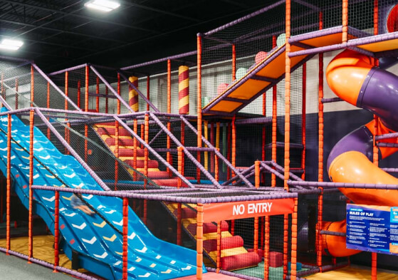 commercial indoor playground slides