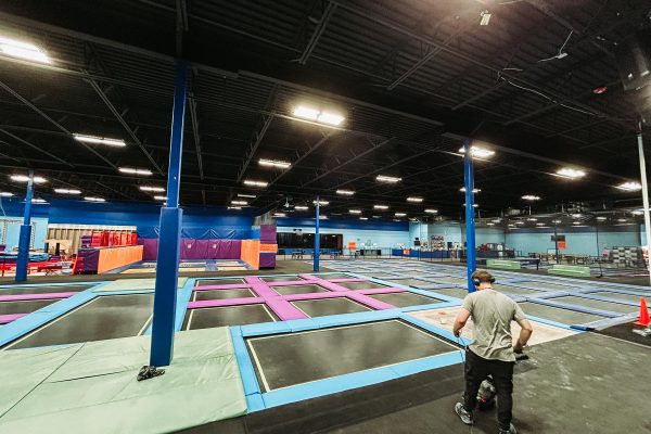 trampoline park maintenance