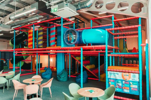 indoor playground at the Hub Plymouth adventure